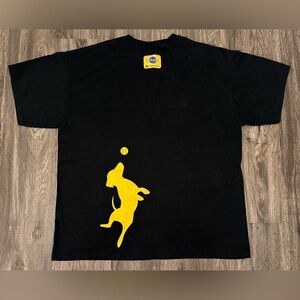 Vintage Men’s Pedigree Food Dogs Rule Adoption Drive Black/Yellow T-Shirt- XL